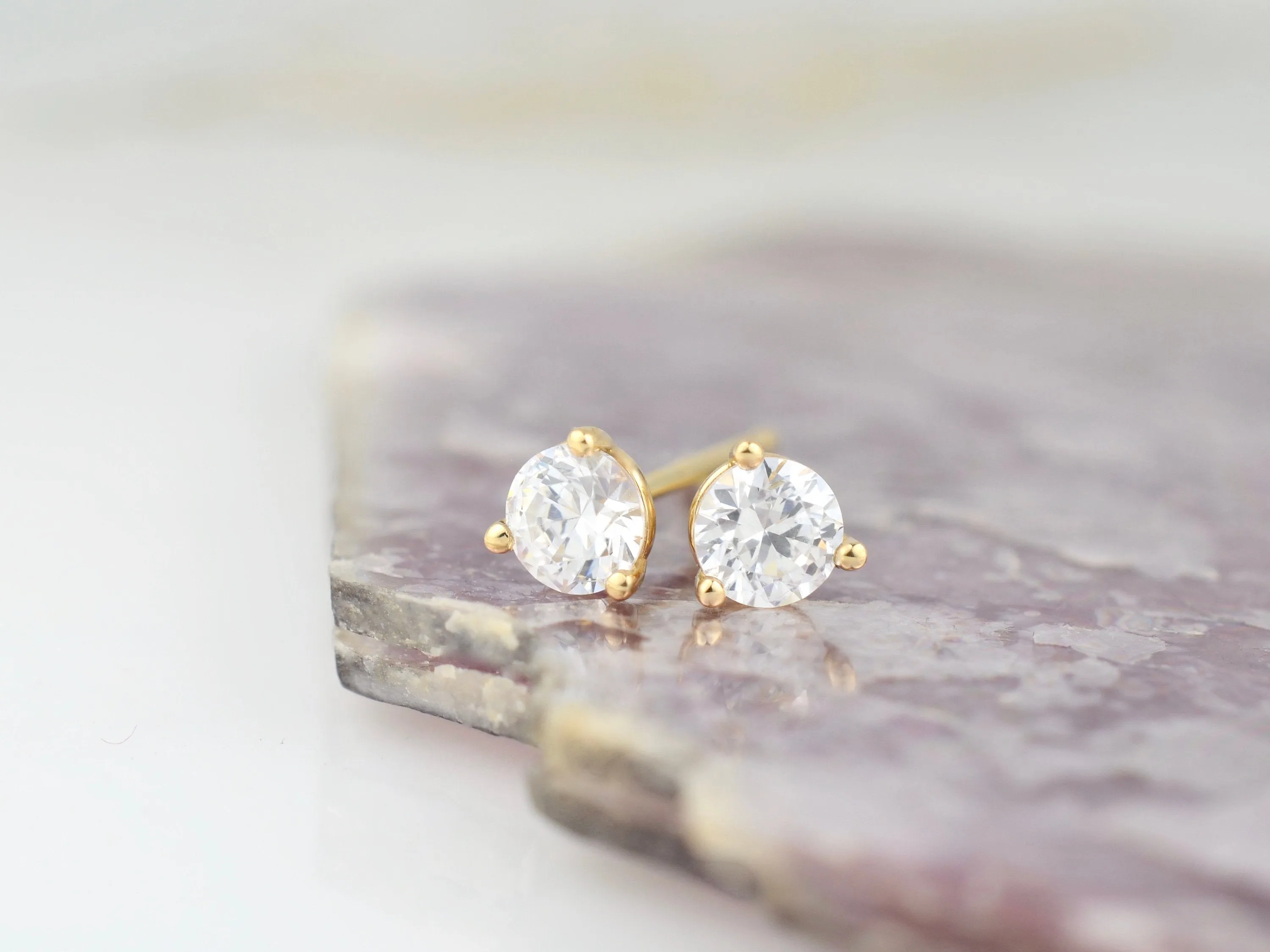 ½ CTW Diamond Martini Studs