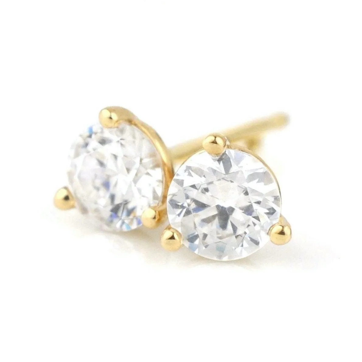 ½ CTW Diamond Martini Studs