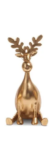 12" Gold Moose with Glasses