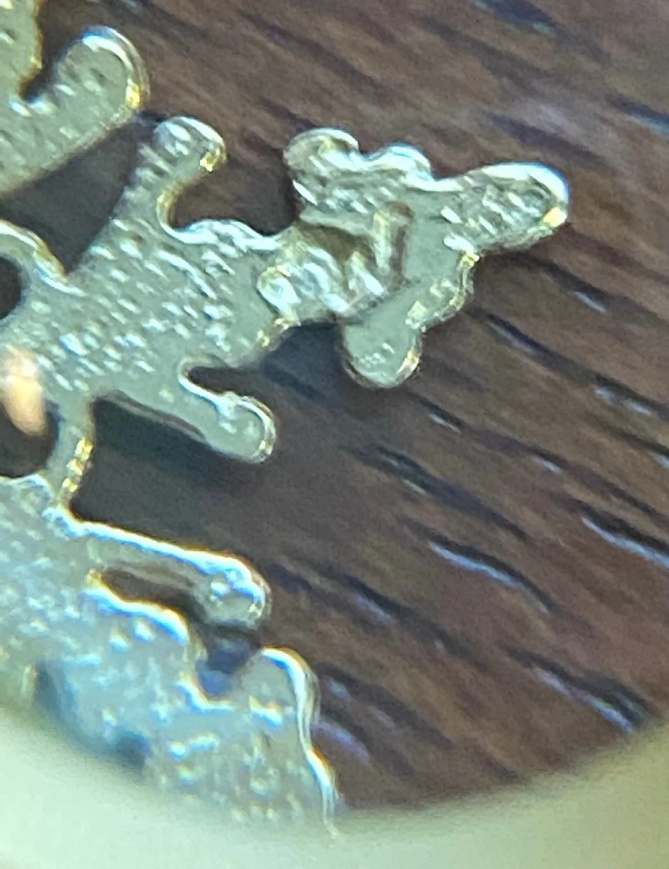 18kt Yellow Gold Chain Necklace 14k Diamond Cut Snowflake Pendant