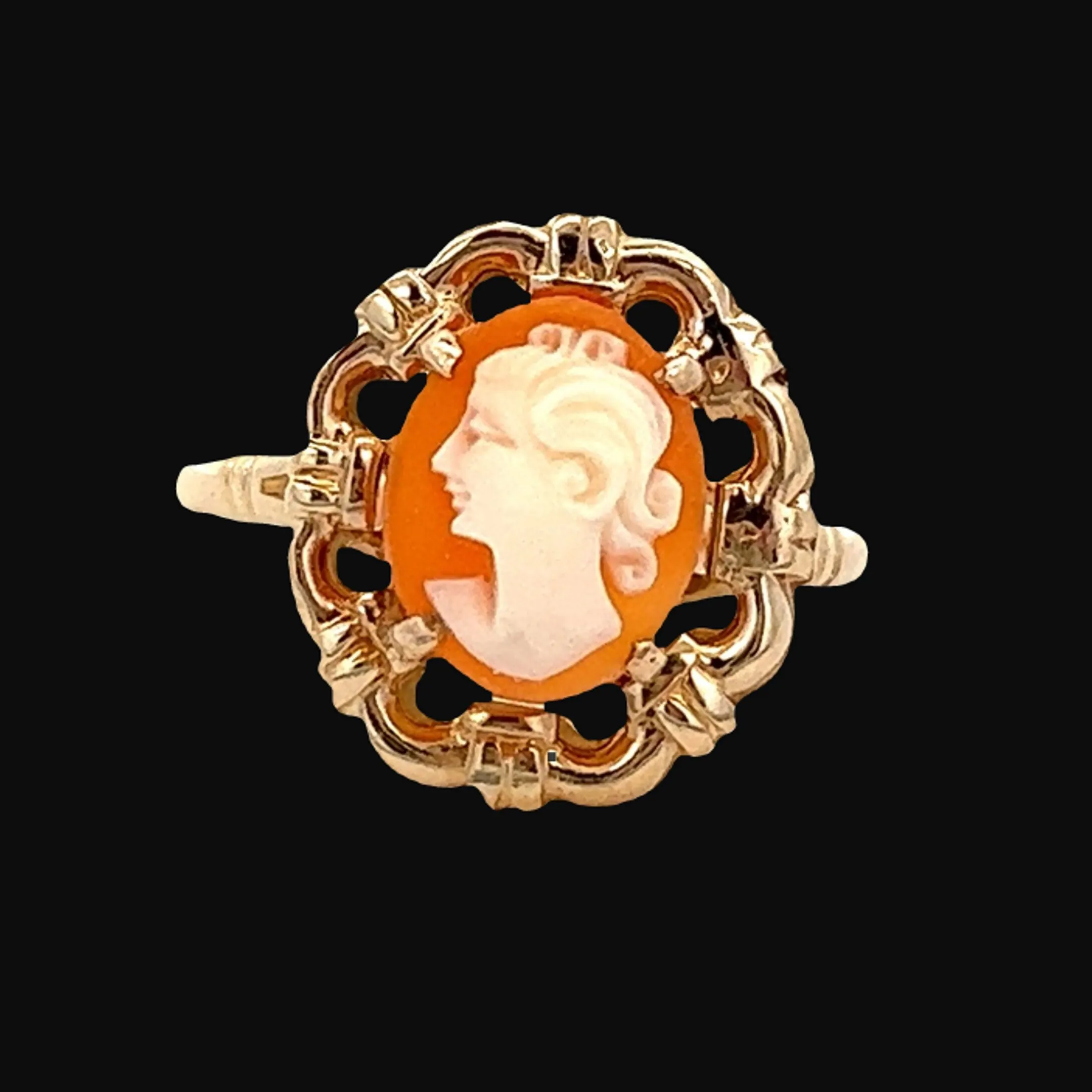 9ct Yellow Gold Cameo Ring
