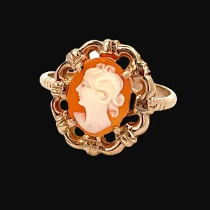 9ct Yellow Gold Cameo Ring