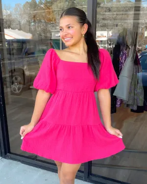 'All About the Back' Babydoll Dress