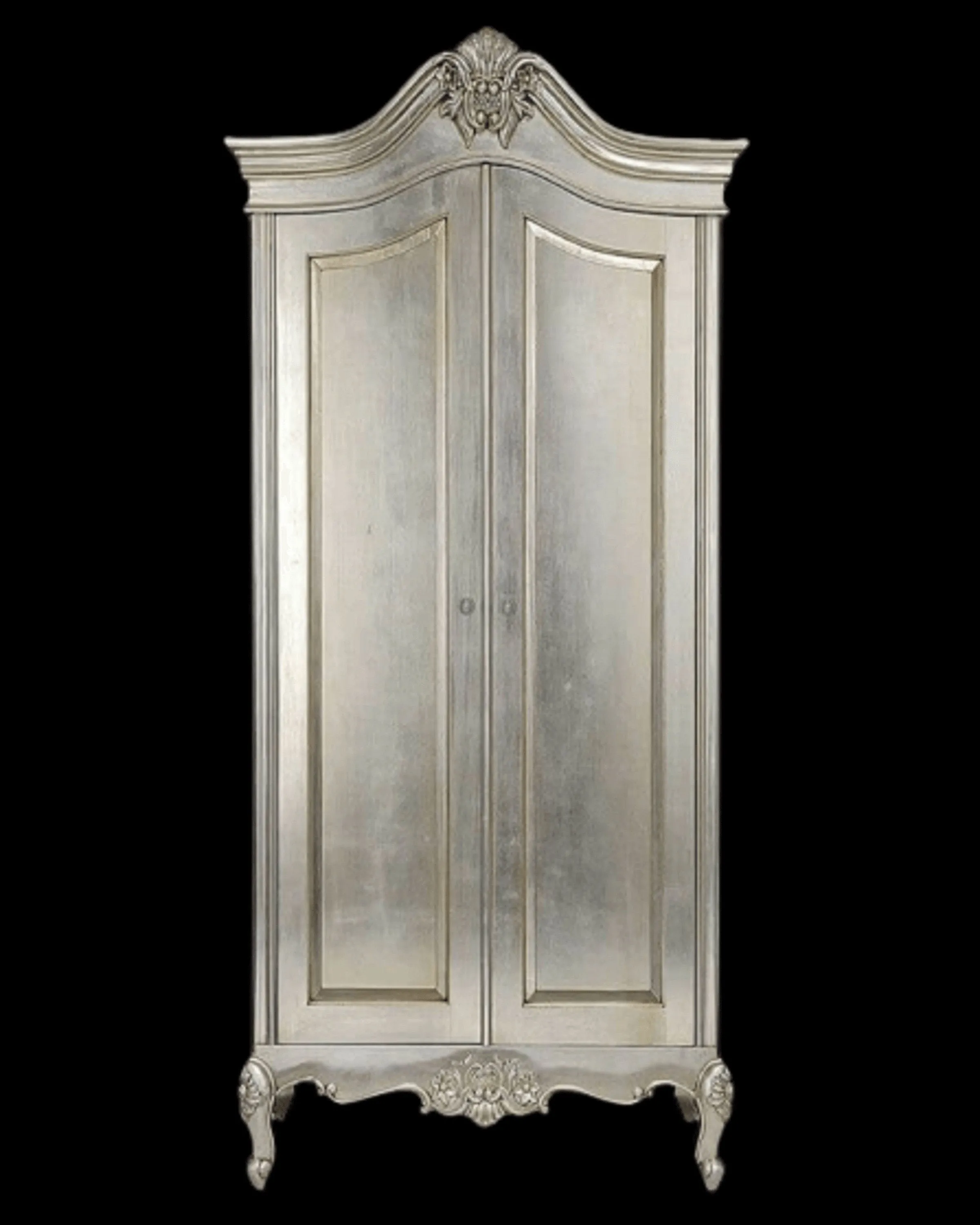 Amoli Silver Leaf Wardrobe