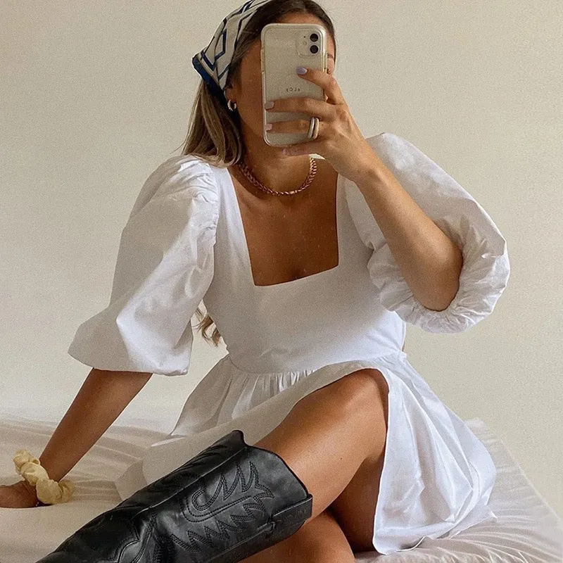Anything But A White Mini Dress