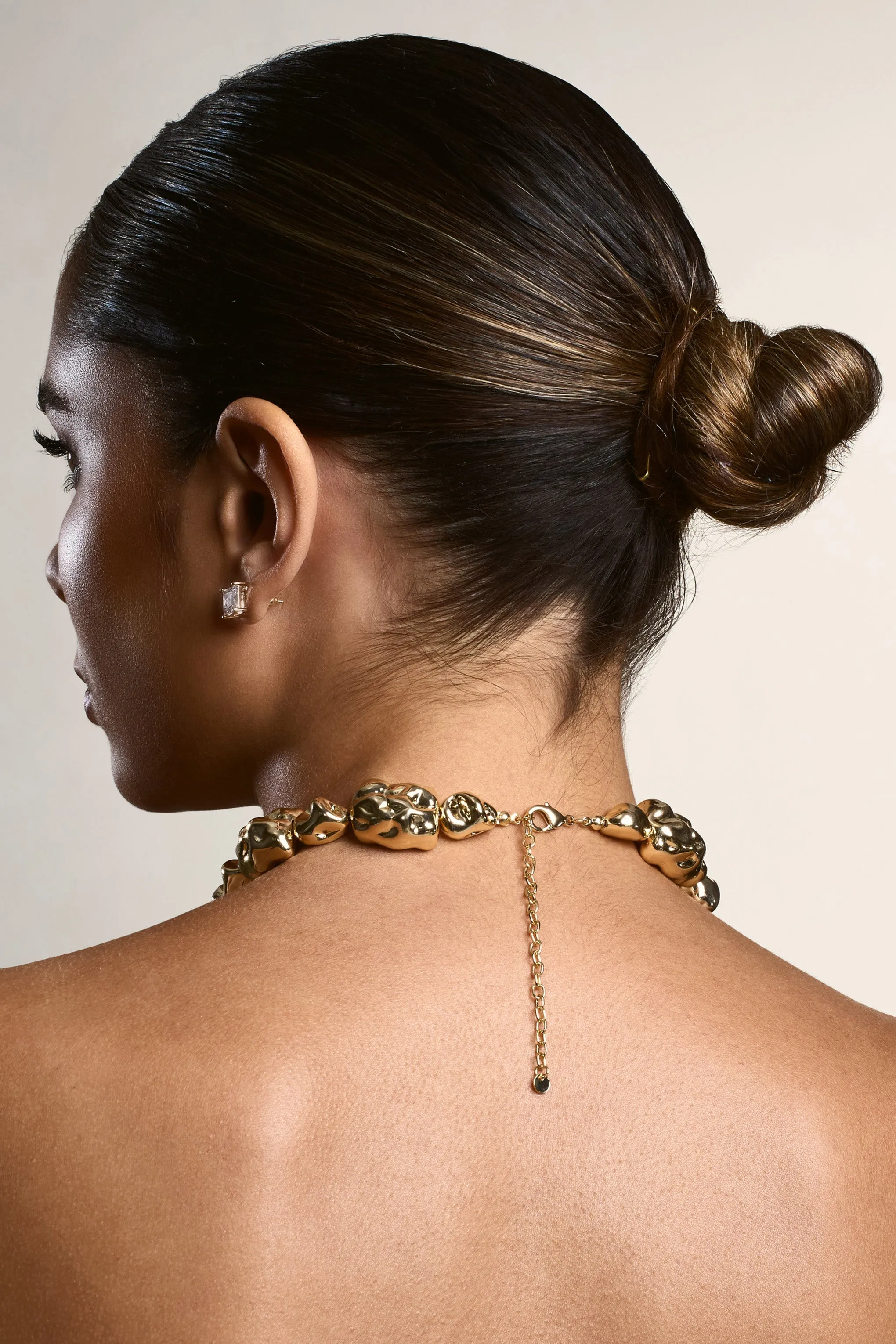 Aruba | Gold Stone Necklace