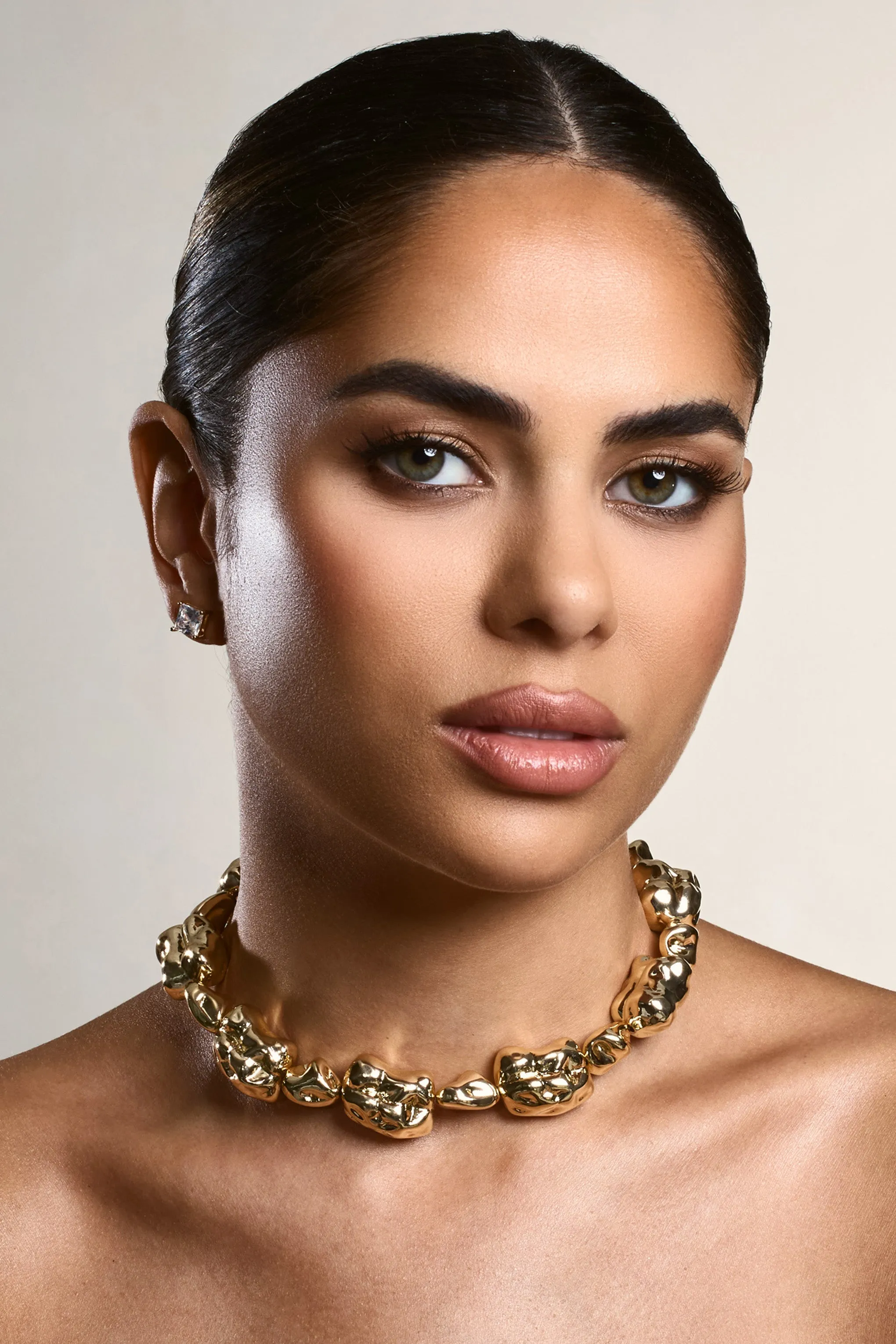 Aruba | Gold Stone Necklace