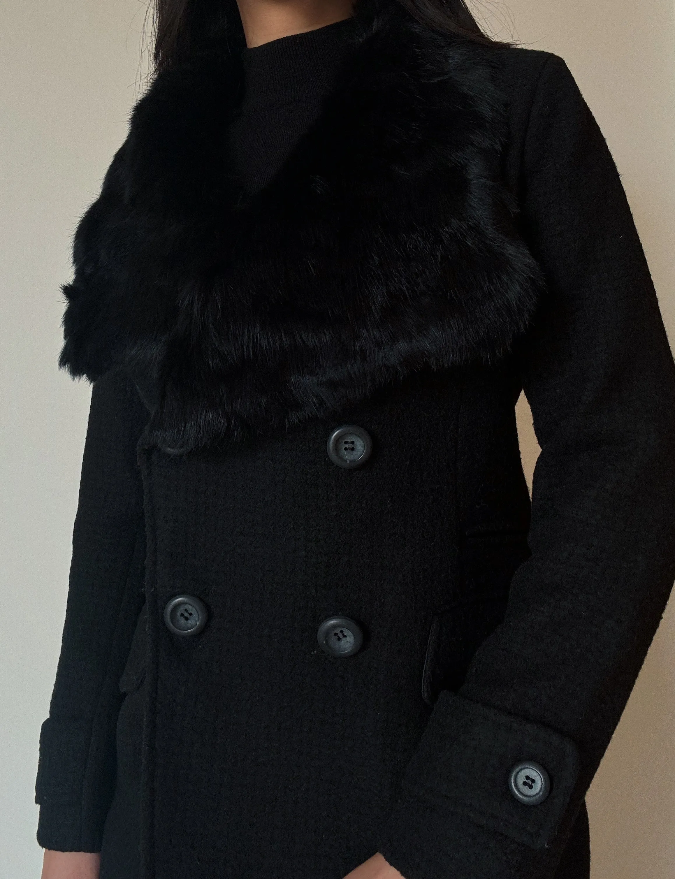 Black Fur Coat