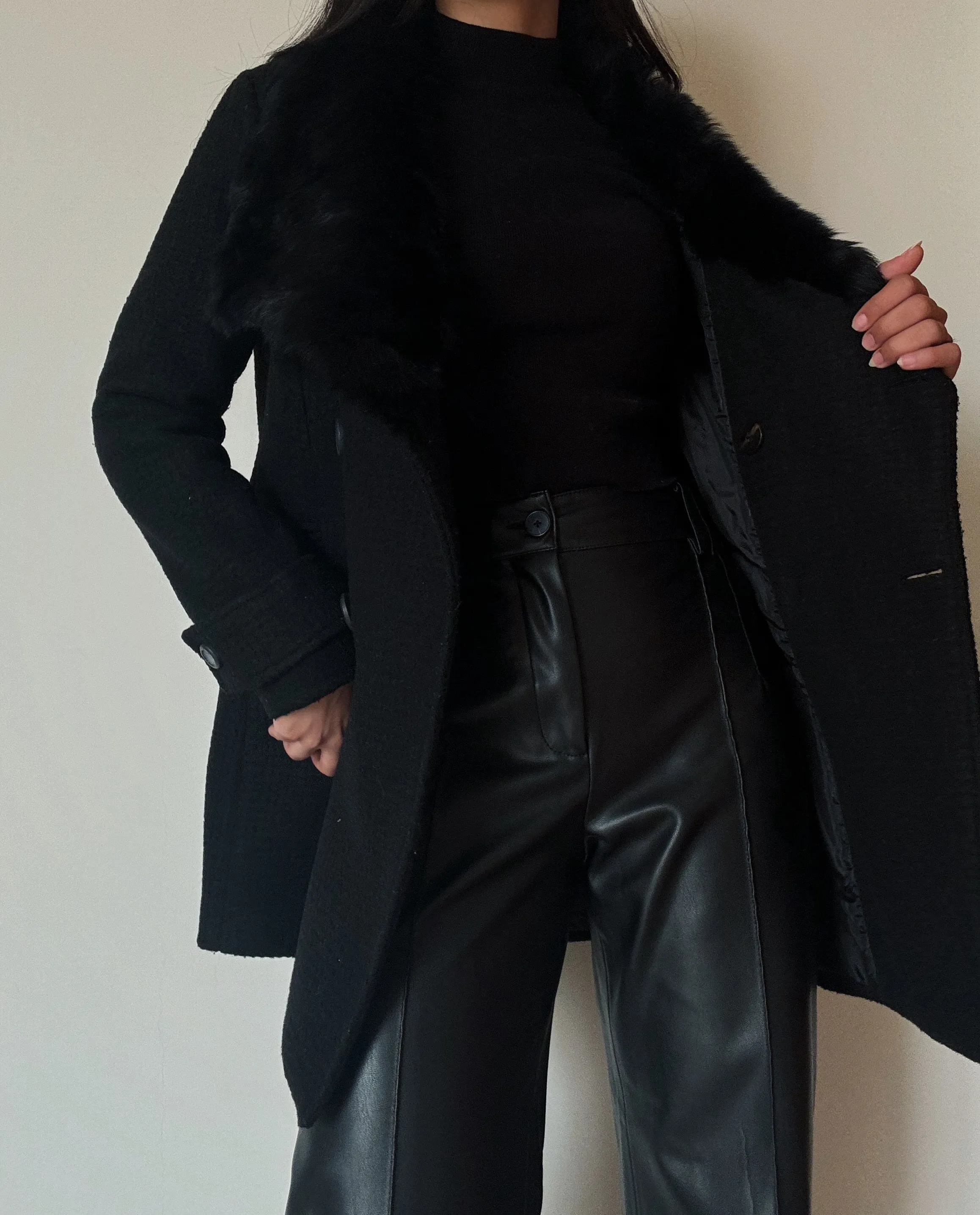 Black Fur Coat