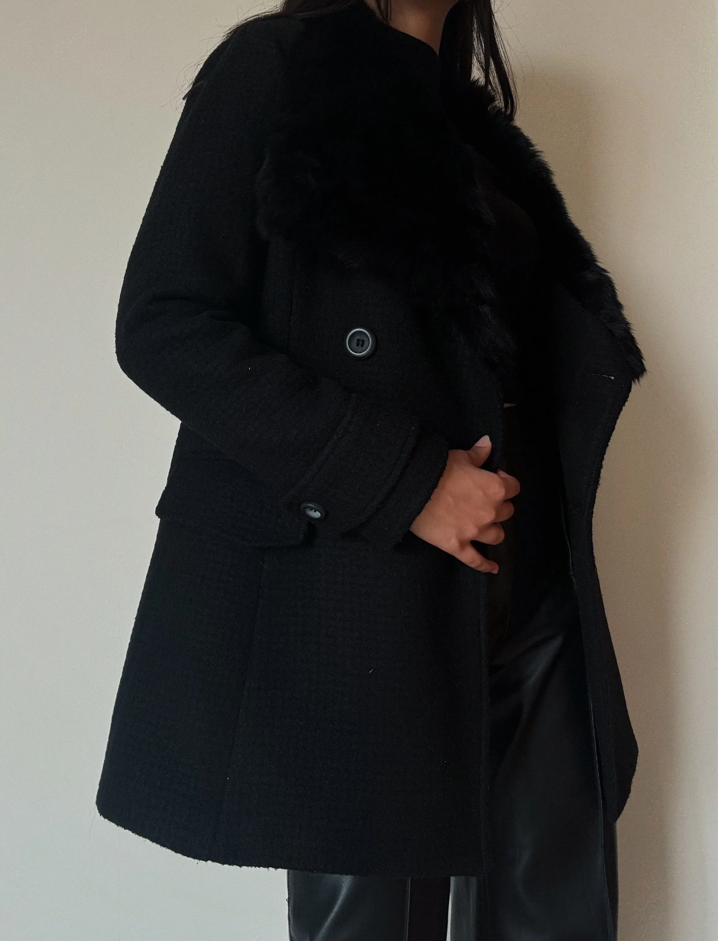 Black Fur Coat