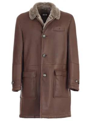 Brunello Cucinelli Leather Coat