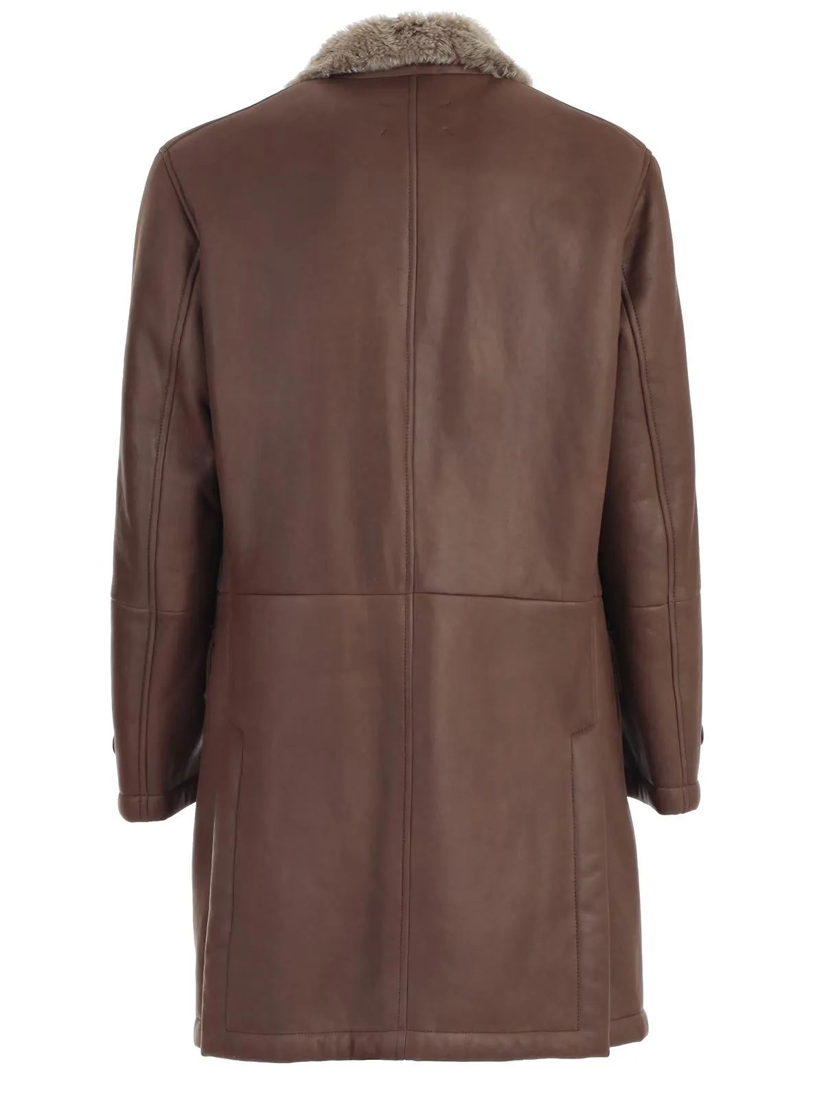 Brunello Cucinelli Leather Coat