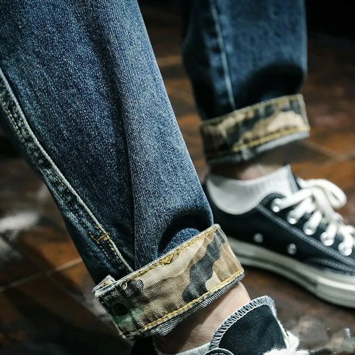 Camouflage Loose Jeans P0029