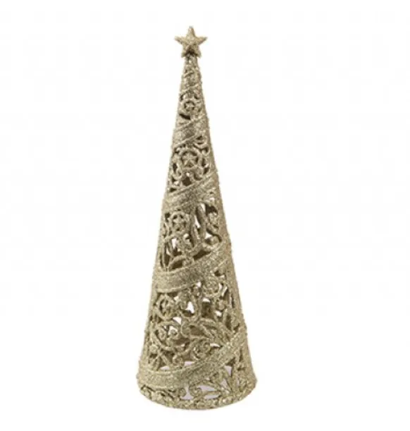 Decorative Christmas Tree Decoration 24cm - Gold