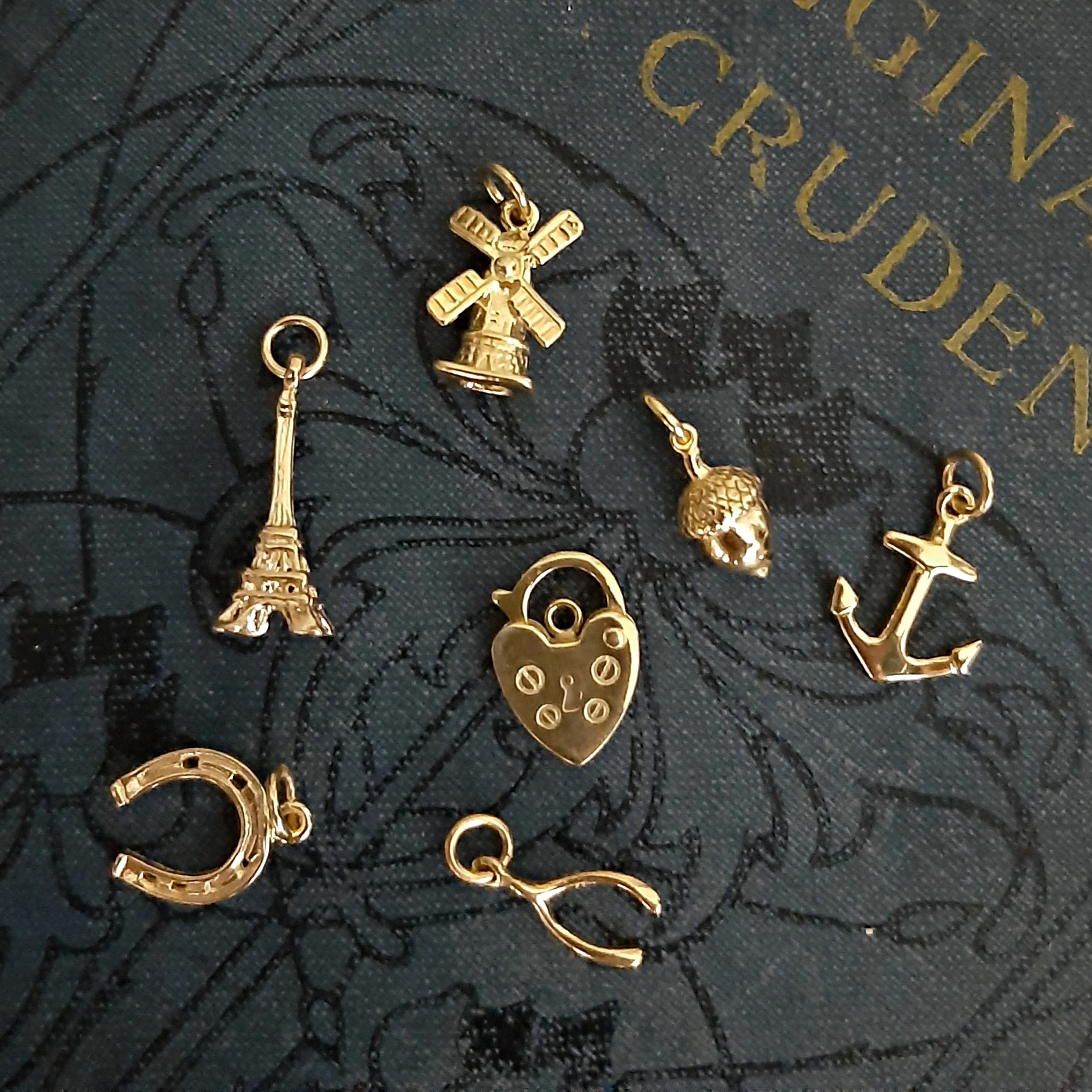 Eiffel Tower Gold Plated Pendant