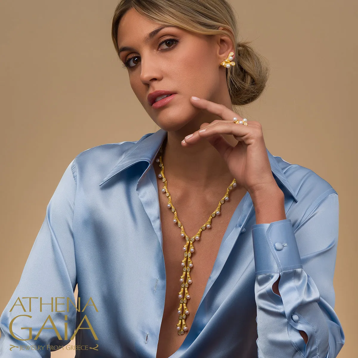 Four Seasons Winter Necklace with Pendant