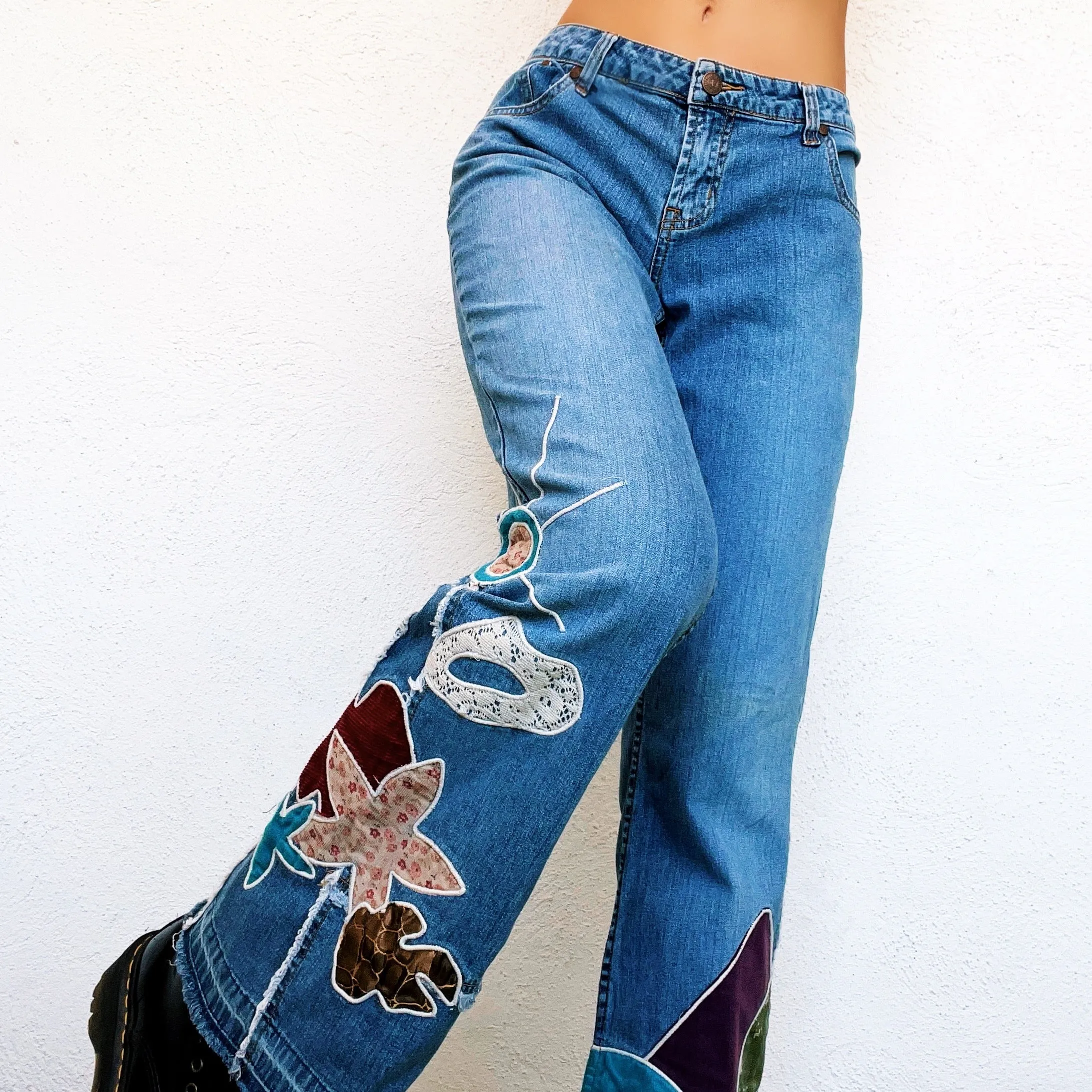 Funky Patchwork Jeans
