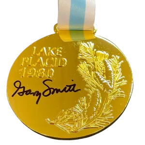 Gary Smith Autographed Replica 1980 Gold Medal