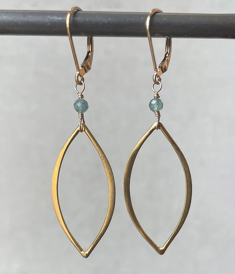 Golden Petal Earrings