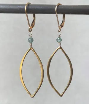 Golden Petal Earrings