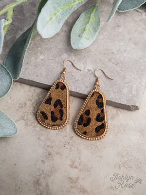 Gumdrop Glam leopard earrings