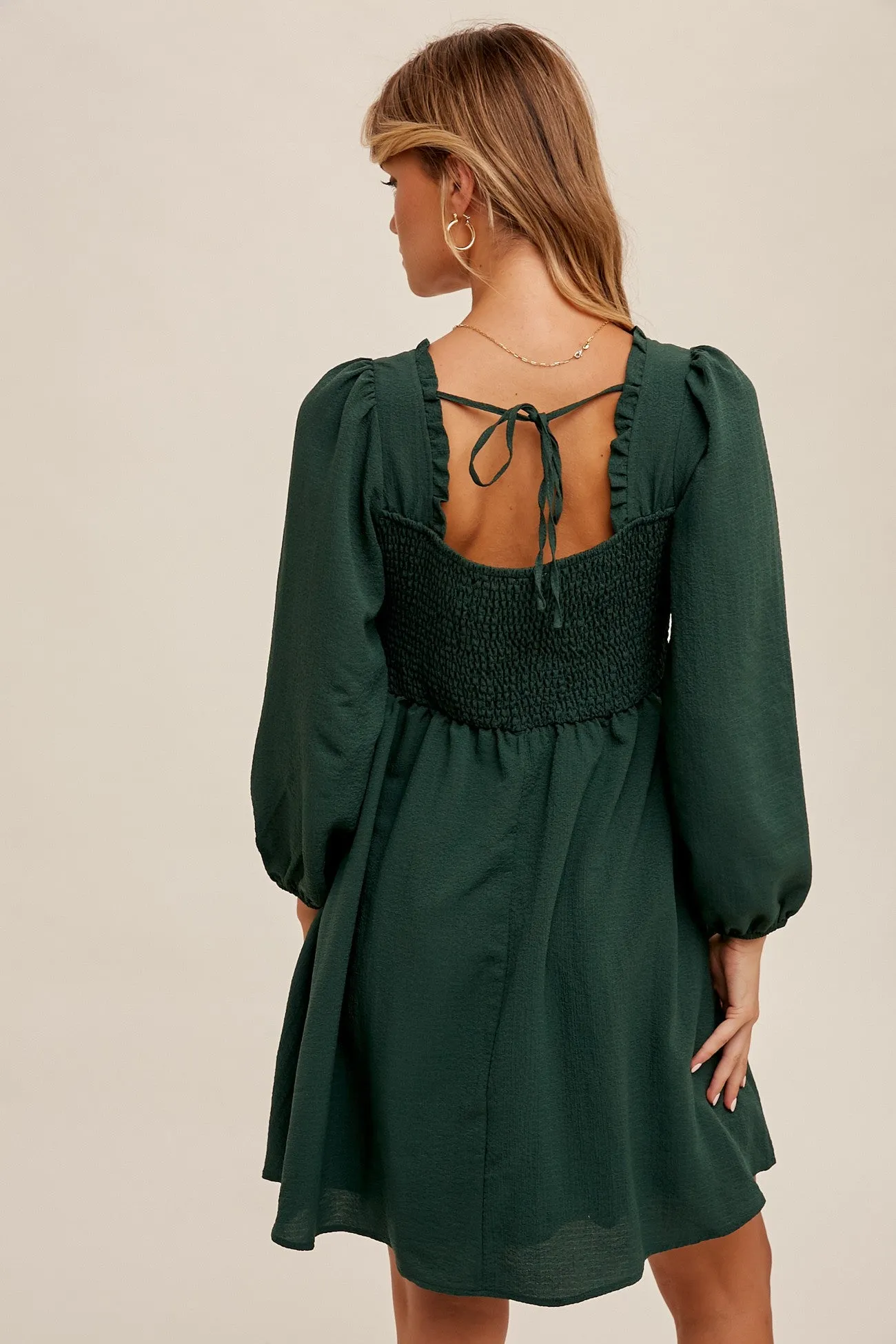 Holiday Wonder Babydoll Dress