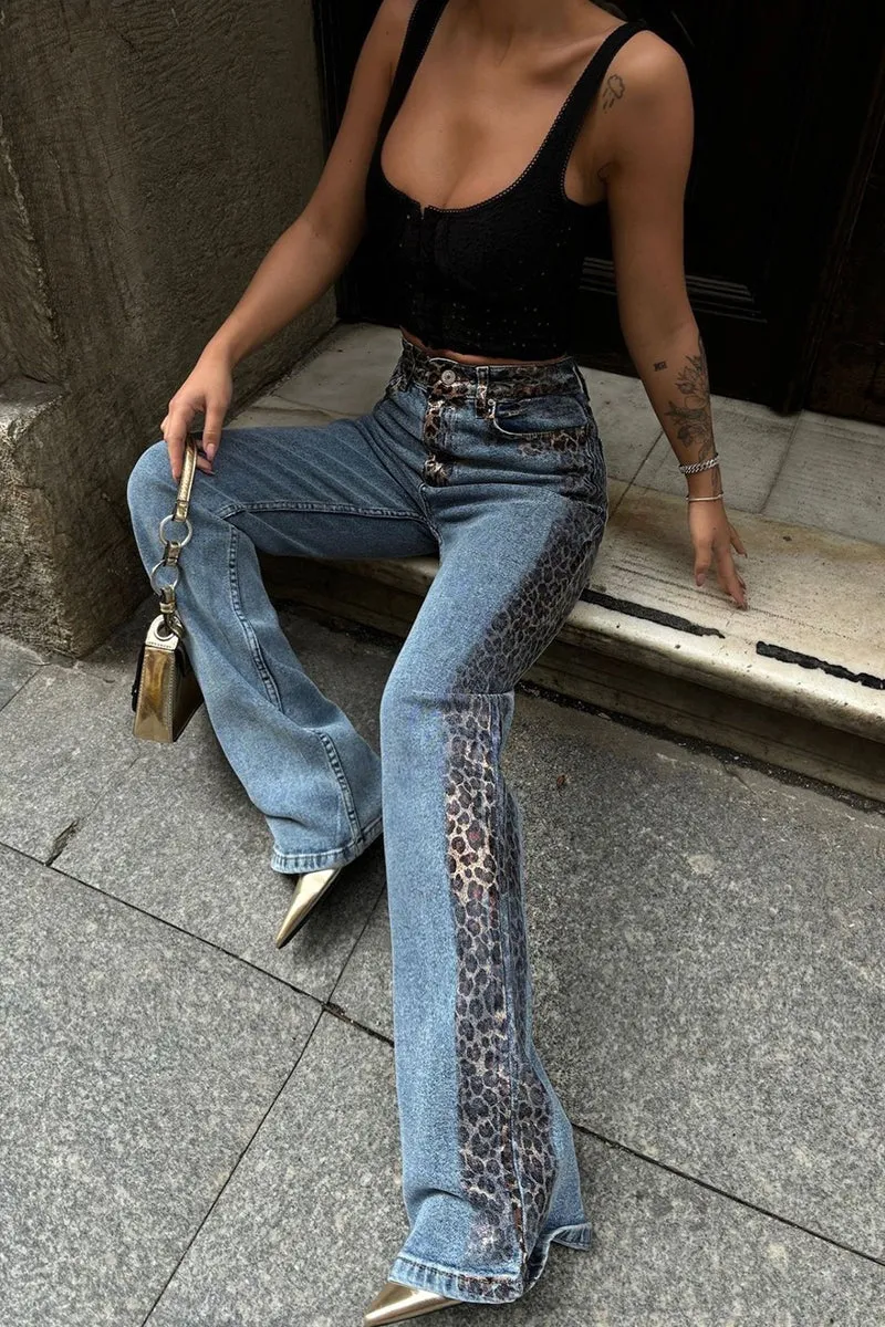 HPR1168 Wild Side Denim Pants