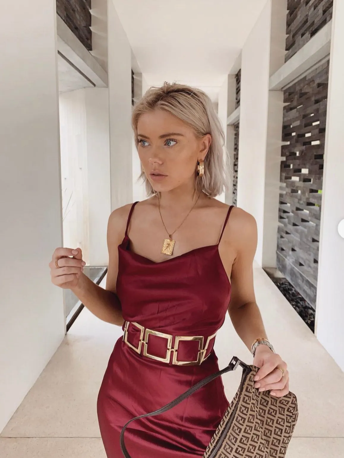 Jacqueline Satin Dress