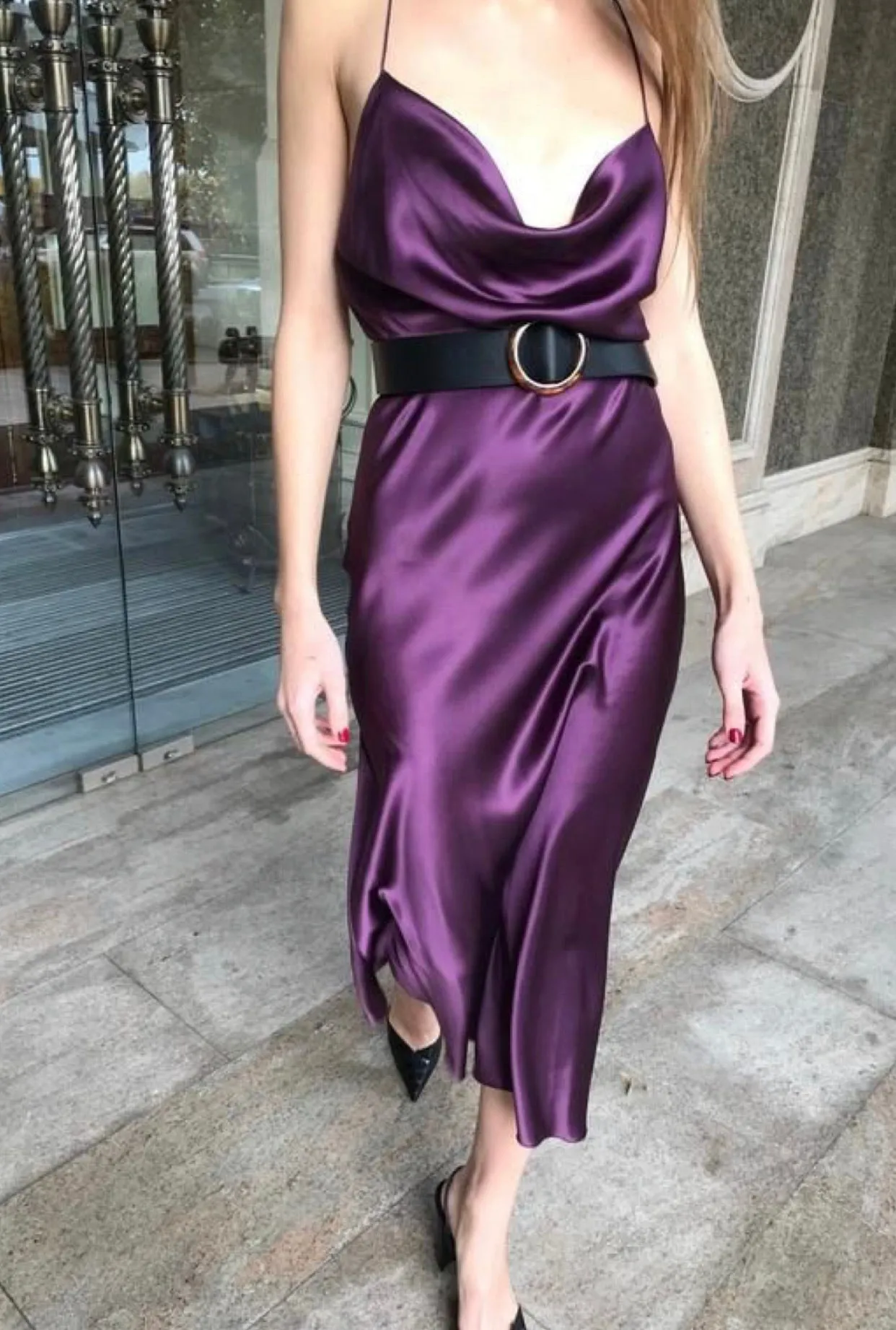 Jacqueline Satin Dress