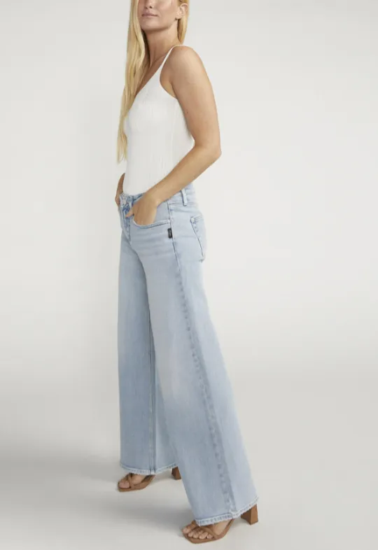 Jeans Silver Wide Leg "Indigo Clair"