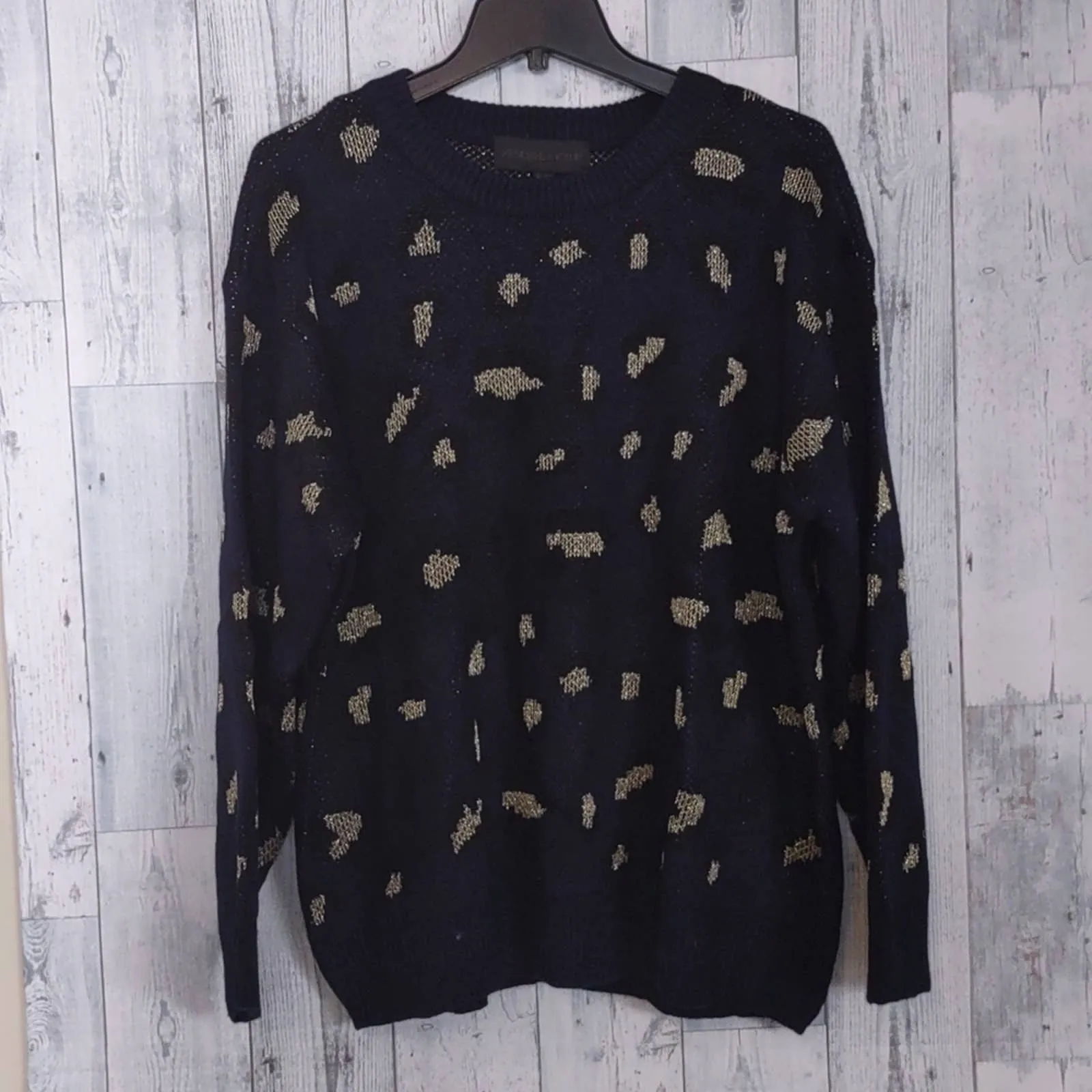 Kendall & Kylie Animal Print Sweater XL
