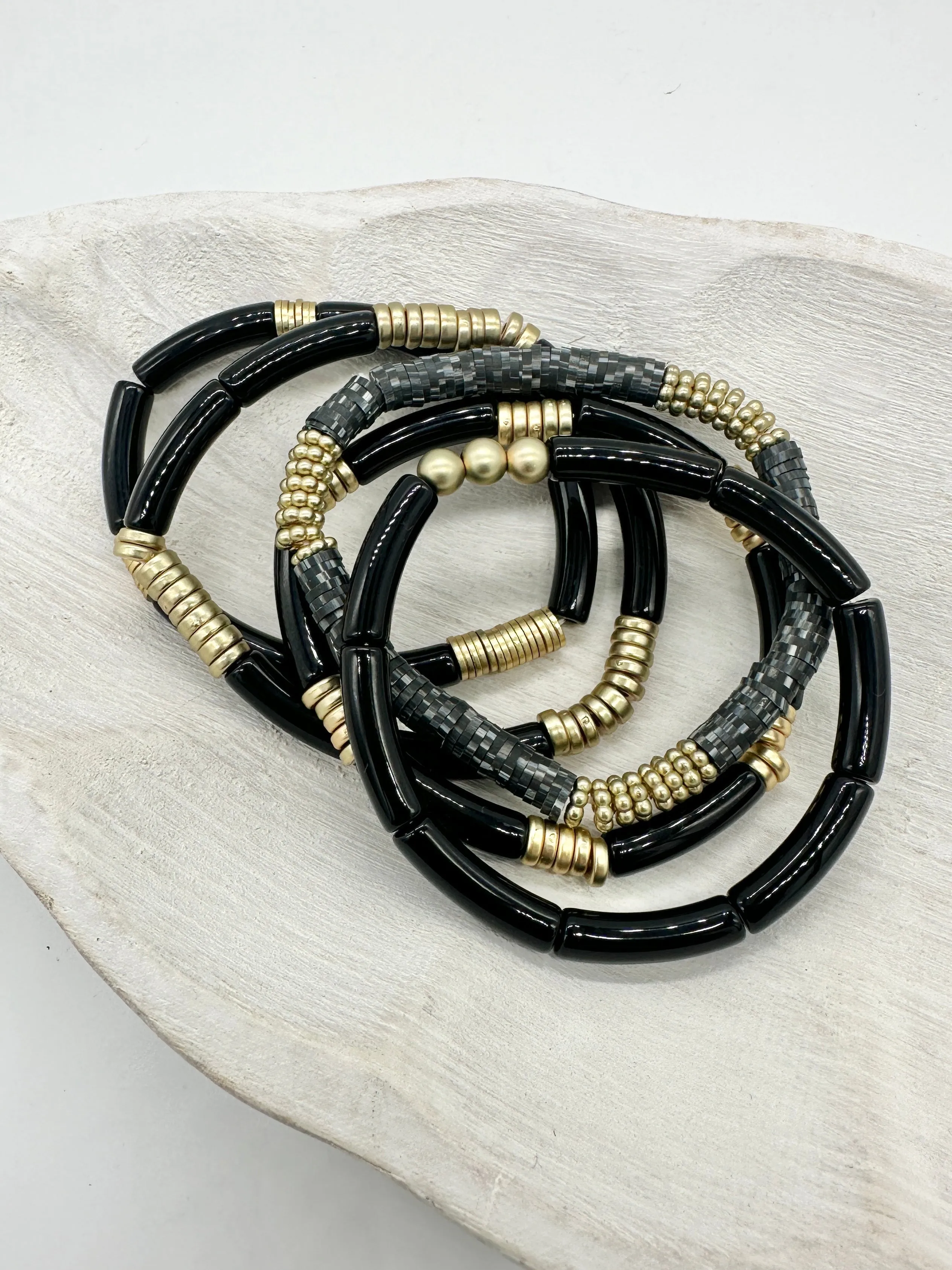 Kendra Black Bracelet Set