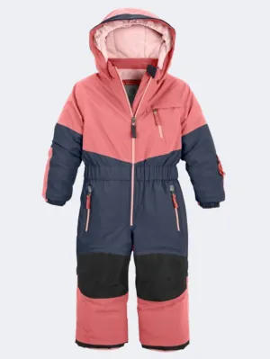 Killtec Fisw 32 Little-Girls Skiing Overall Dark Blue/Coral