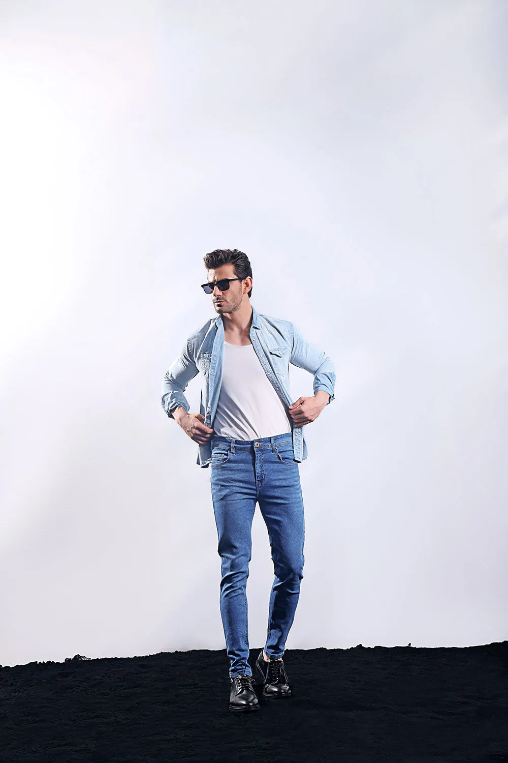 Light Blue Skinny Fit Jeans