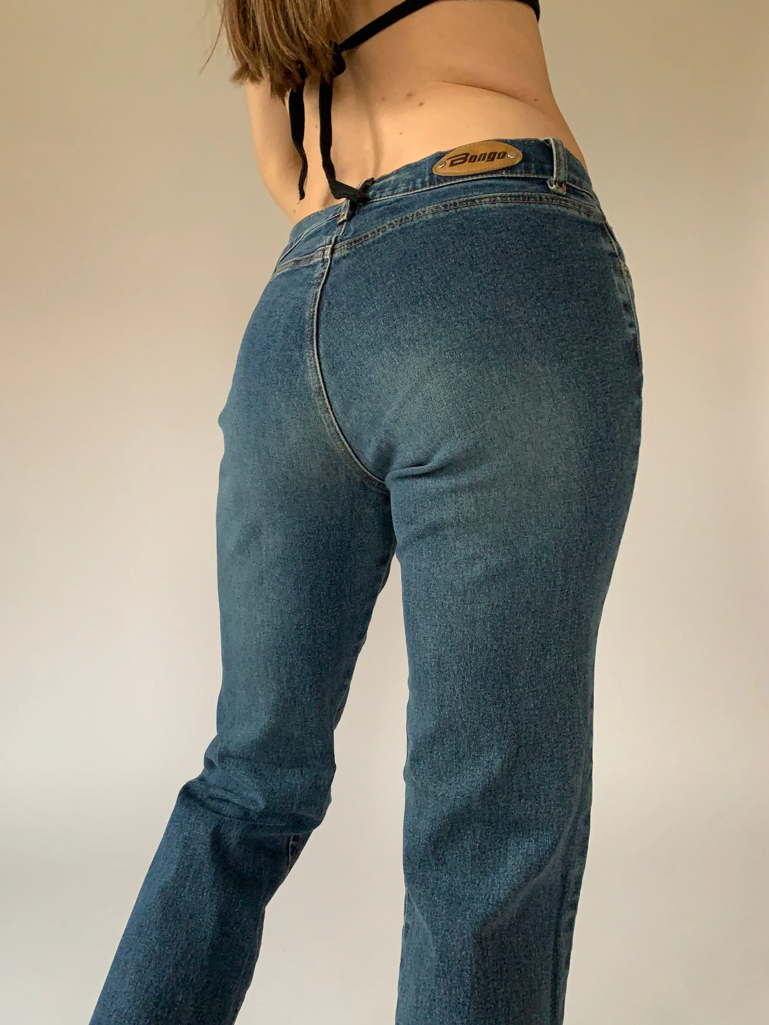 Low Rise Flame Jeans