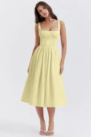 Mandy Summer Backless Midi Dress