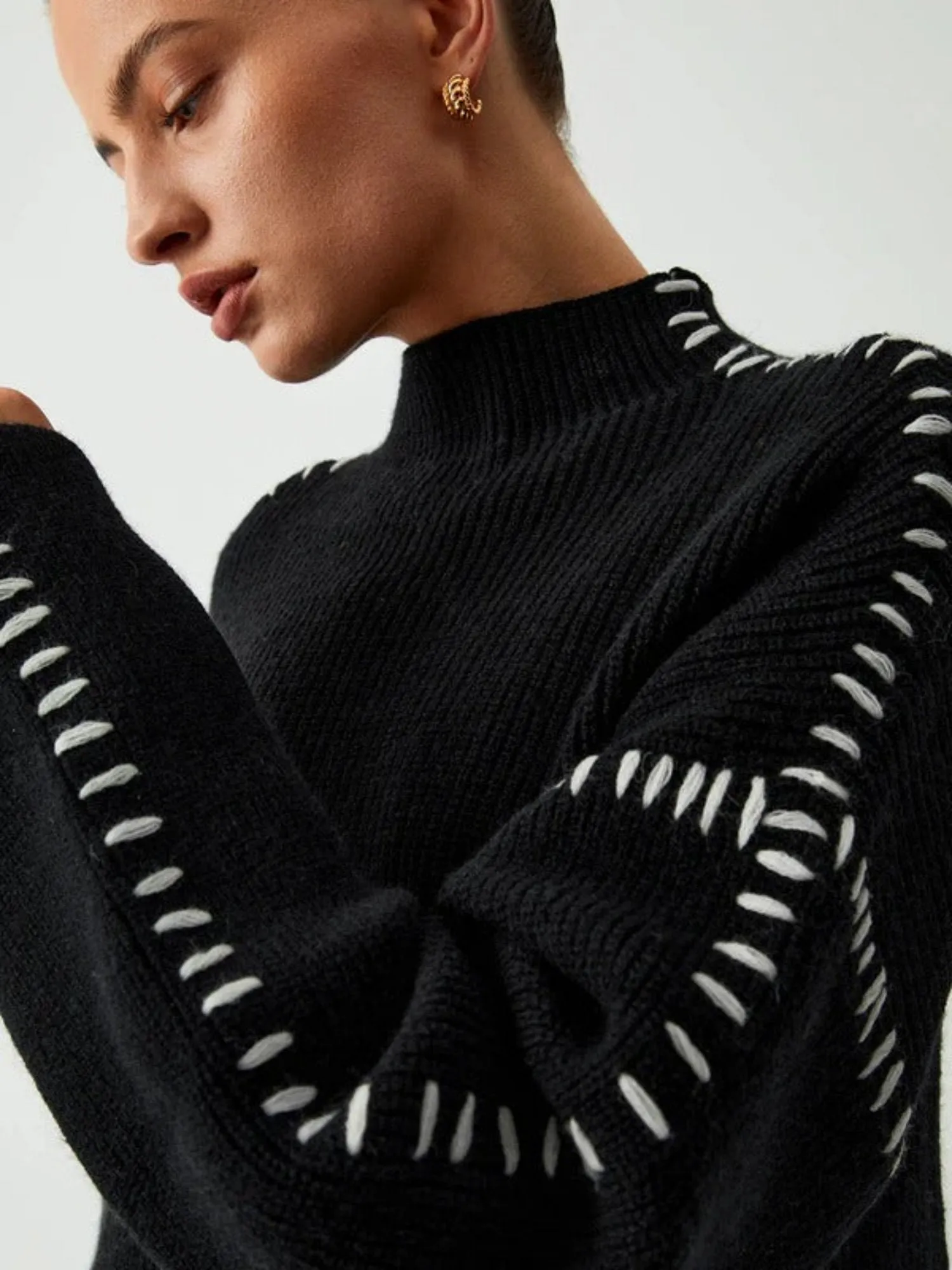 Martina - Chic Sweater - Elegant - Fashionable - Ideal for Autumn/Winter