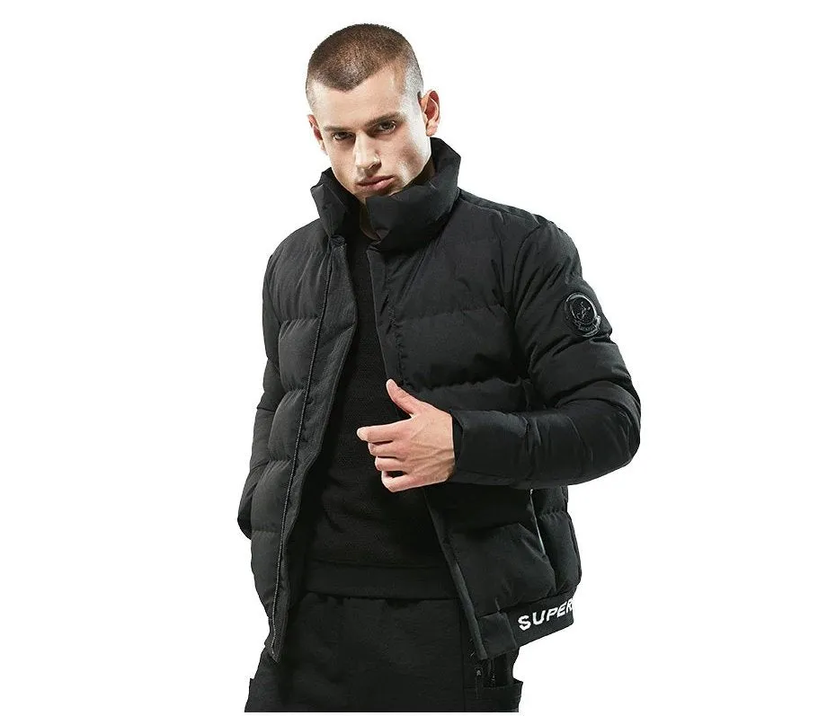 Men's Winter Thick Cotton-Padded Short Jacket