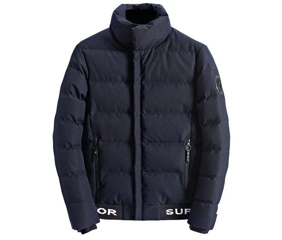 Men's Winter Thick Cotton-Padded Short Jacket