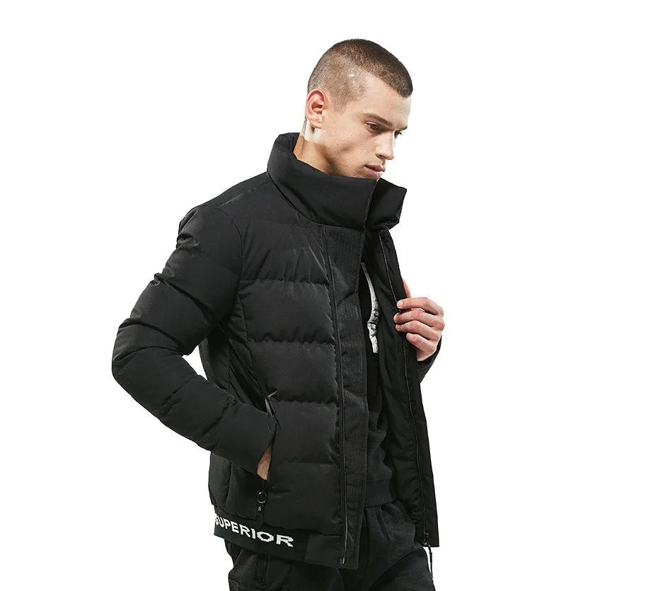 Men's Winter Thick Cotton-Padded Short Jacket