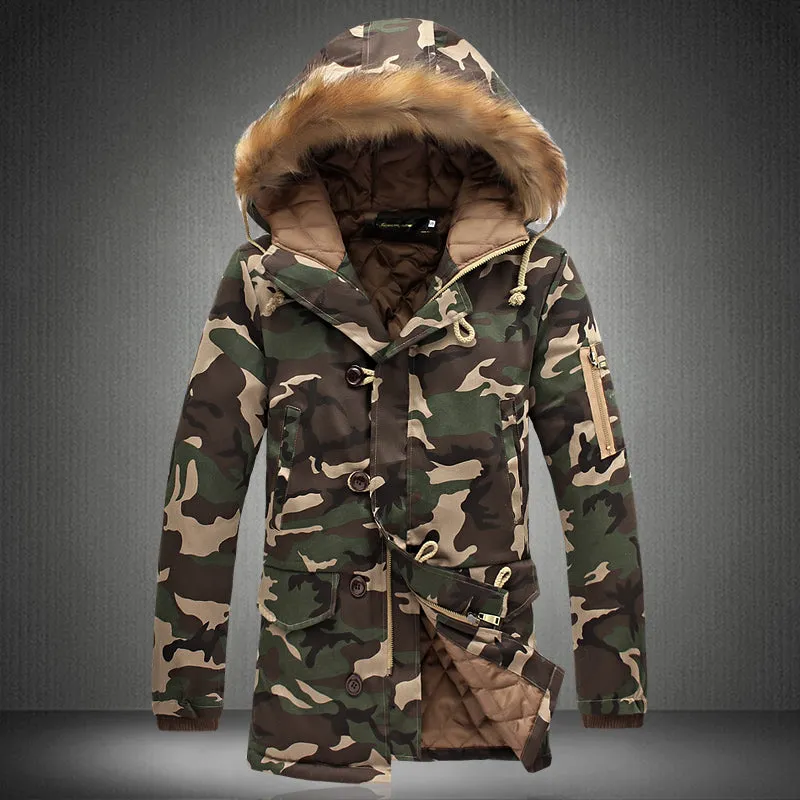 Men's Winter Warm Thick Parka