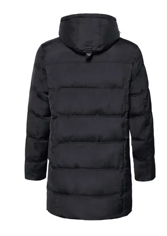 Men's Winter Warm Windproof Casual Medium Long Parka