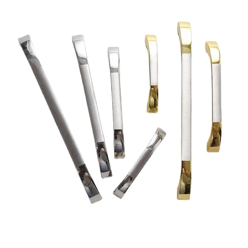 Metal Handle Chinese Simple Modern Door Handle Wardrobe and Cabinet Wine Cabinet Aluminum Alloy Handle