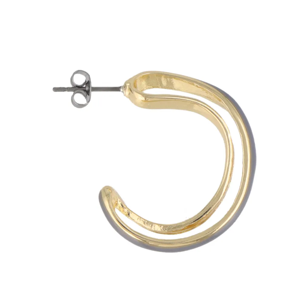 Muted C Sahped Earrings