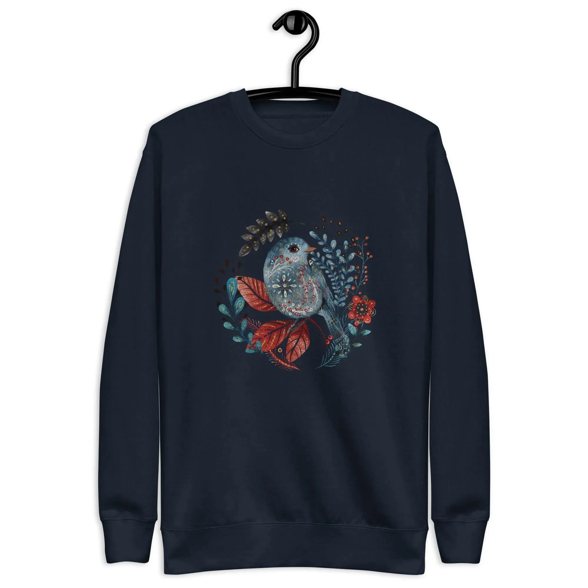 Nordic Winter Sweatshirt - Bird