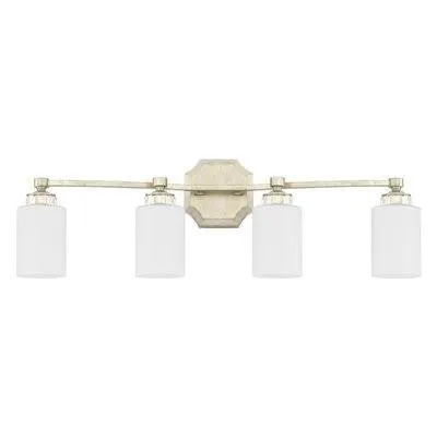 Olivia 4 Light Vanity- Winter Gold