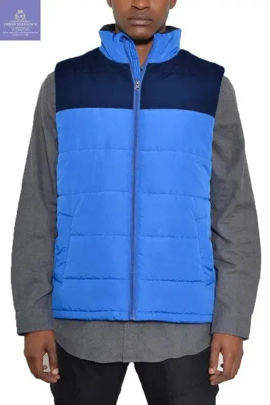 PADDED WINTER TWO TONE VEST