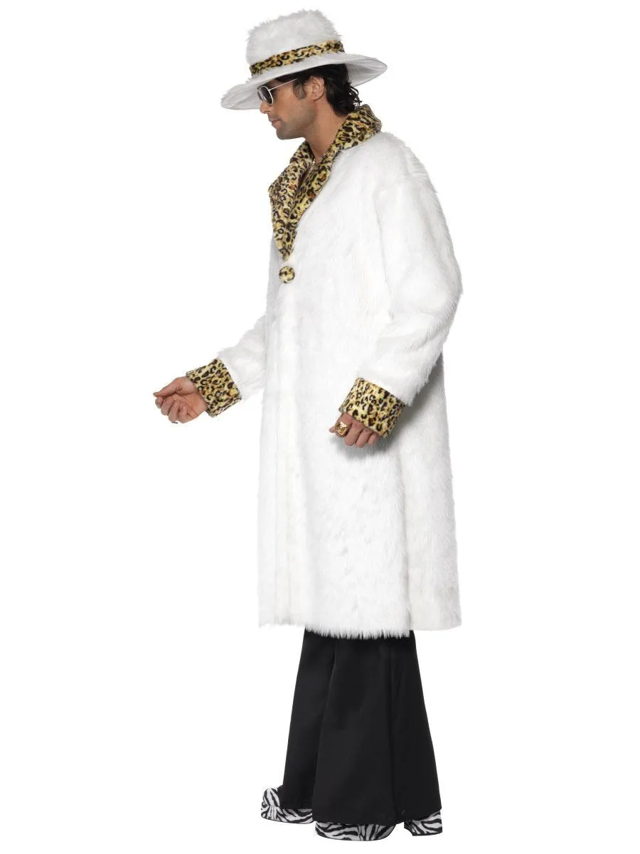 Pimp Costume, White and Leopard Skin Wholesale