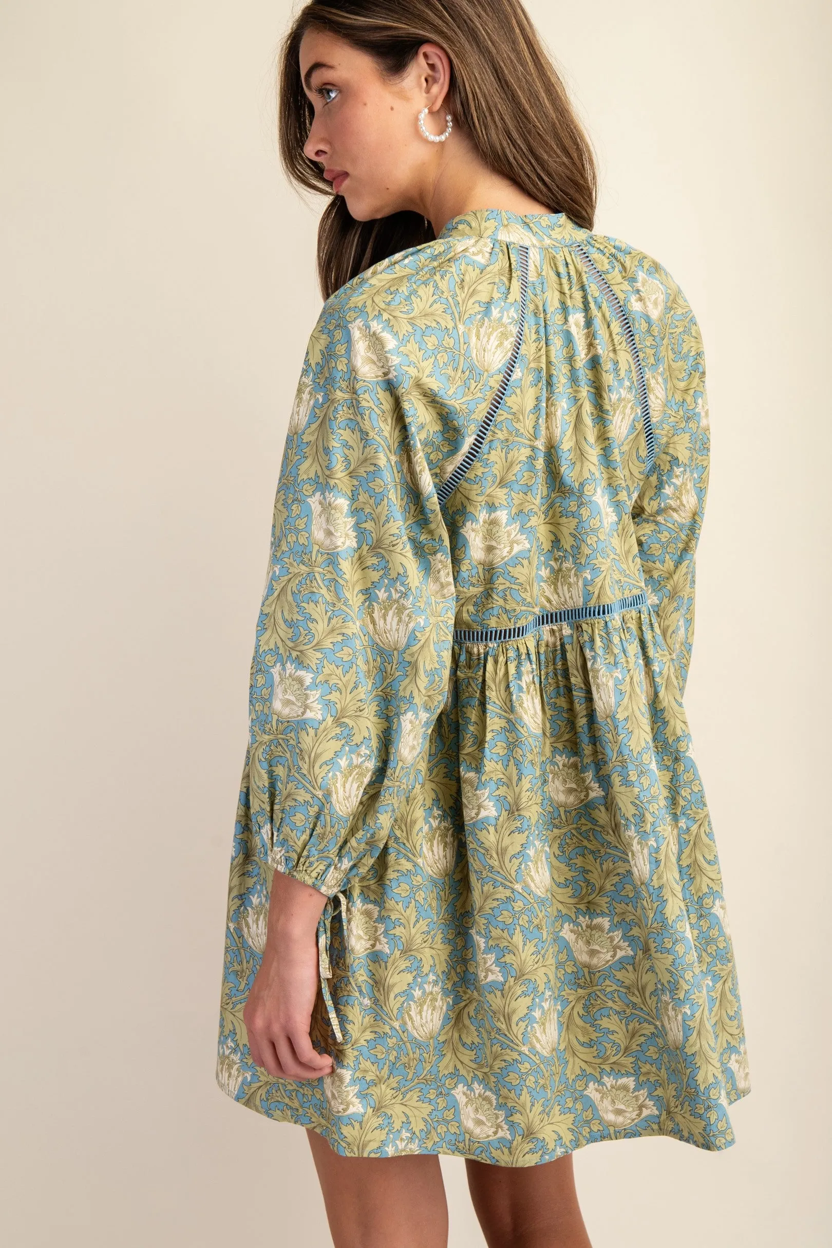 PRINT BABYDOLL DRESS