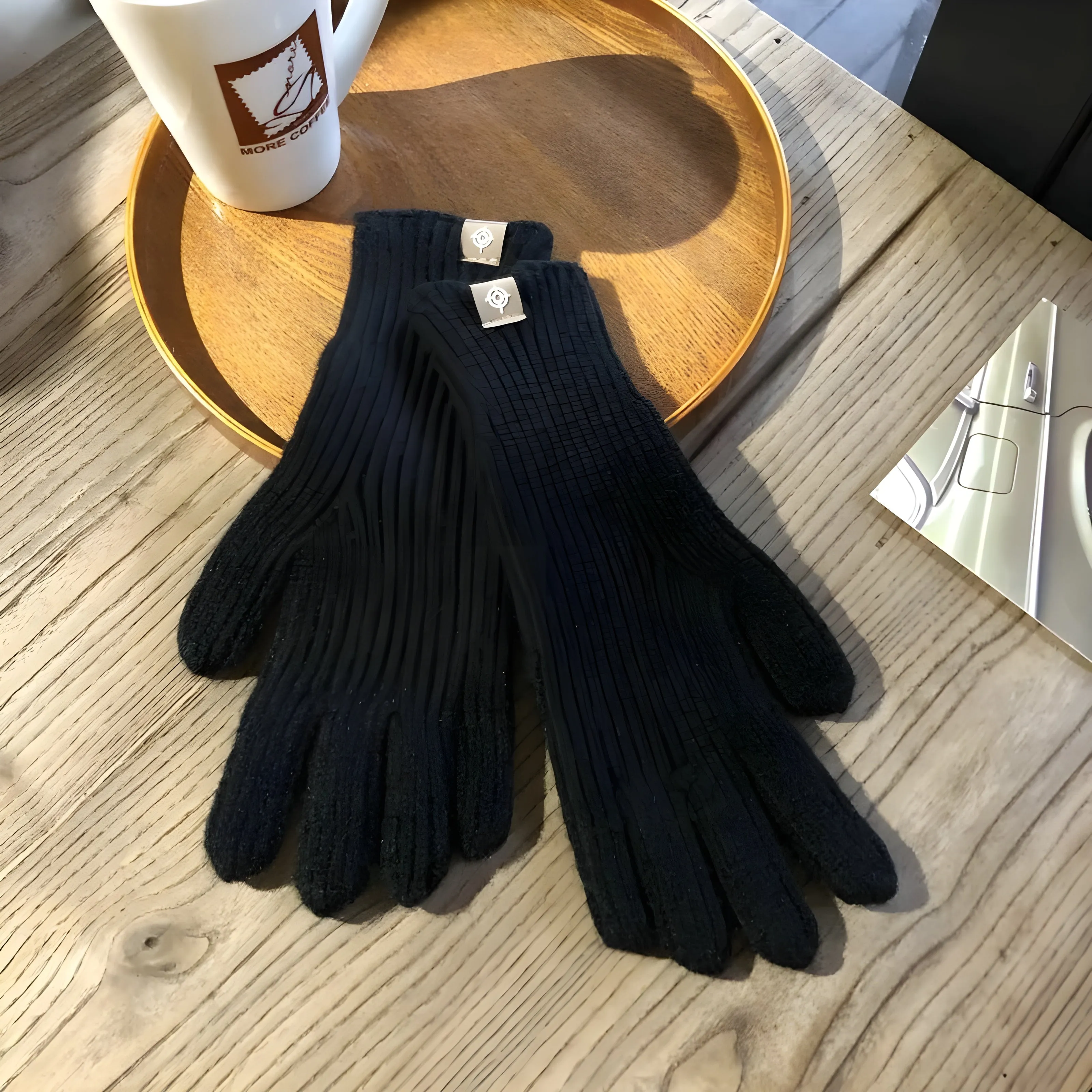 Ribbed Winter Gloves